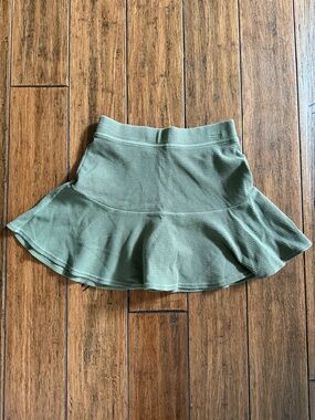 OFFLINE by Aerie Sage Green Circle Mini Skirt Size S | Summer Skort Boho